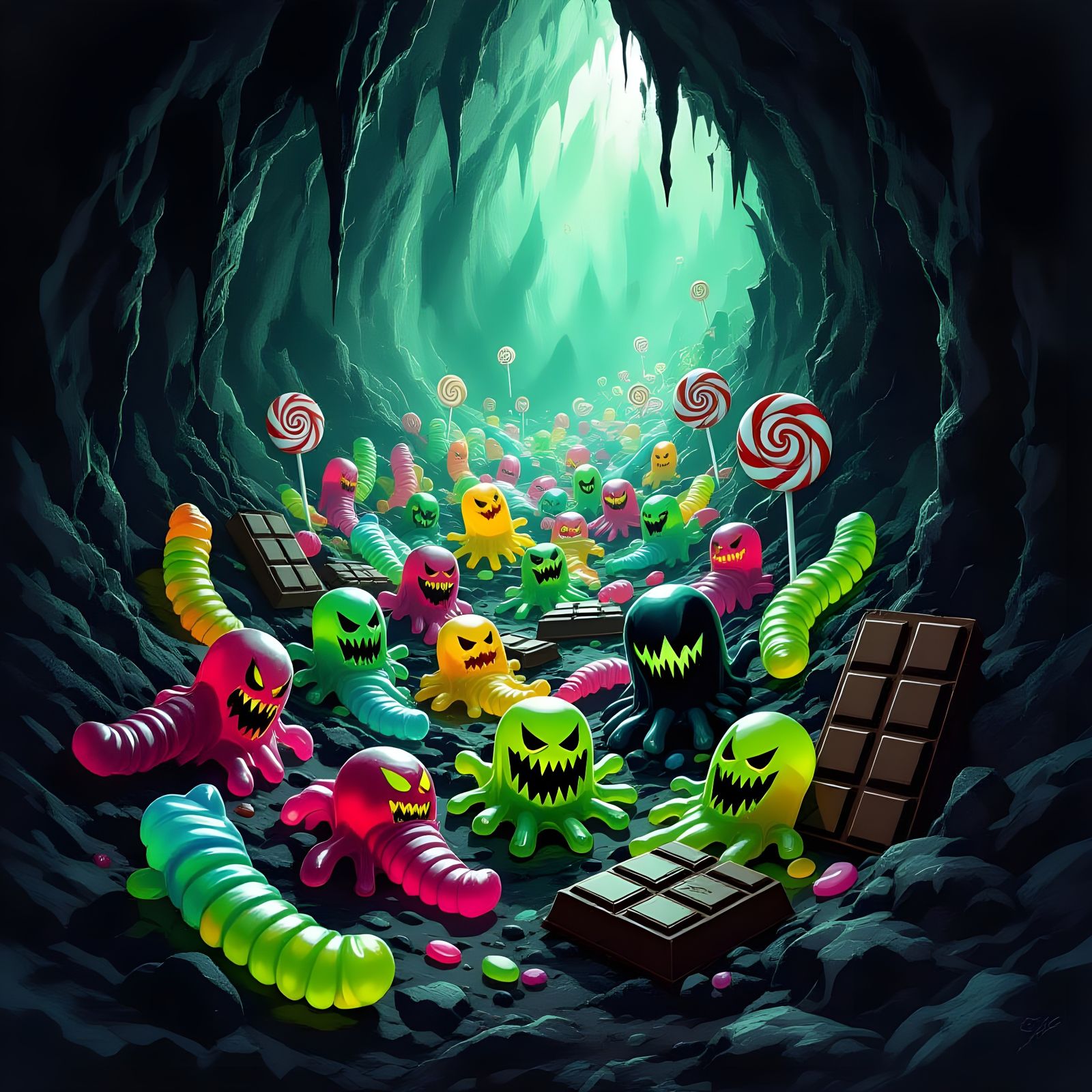 Mutated Candies Emerge From Dark Abyss