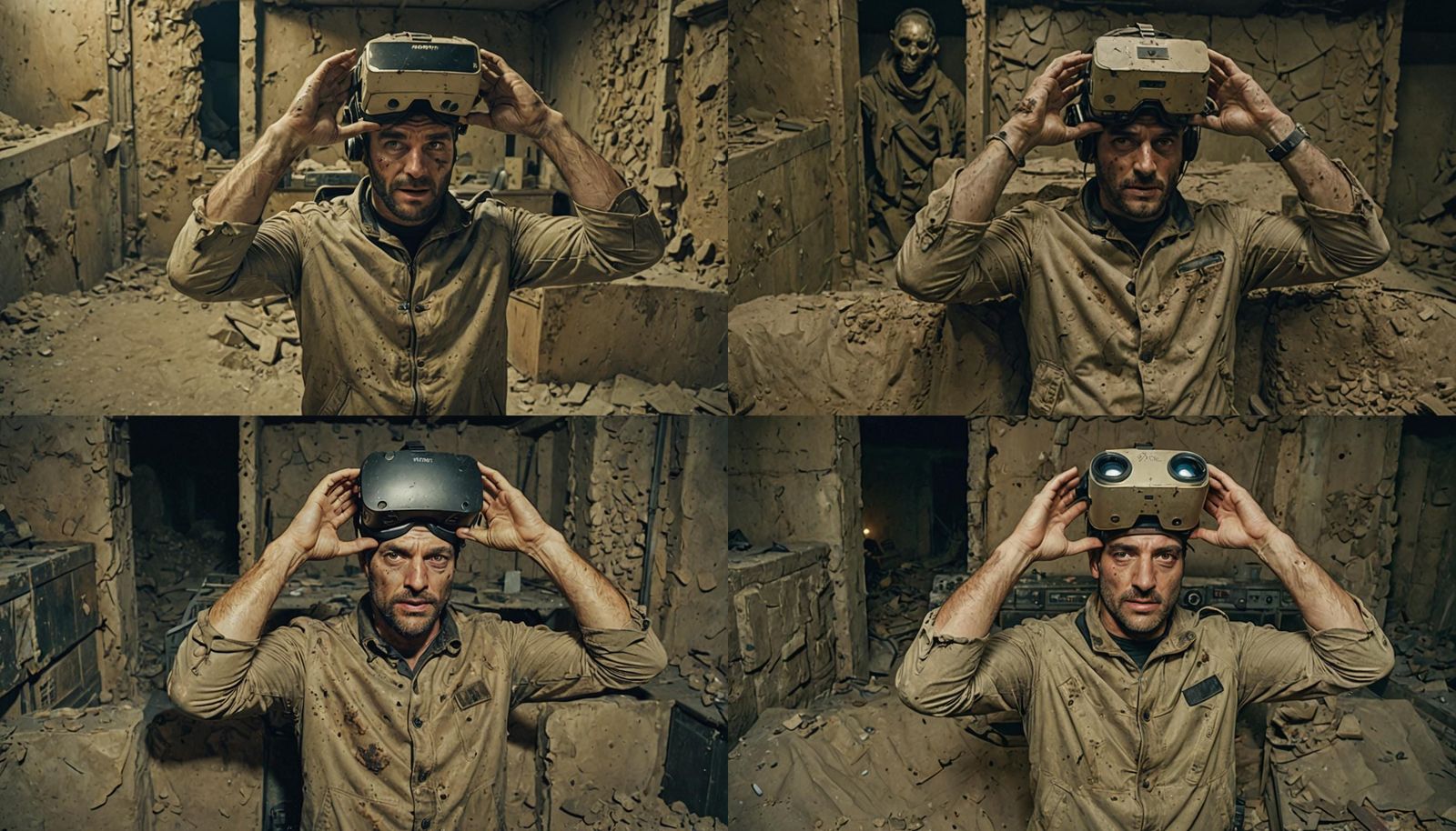 Post-Apocalyptic Paris VR Immersion: Cinematic Bunker Scene