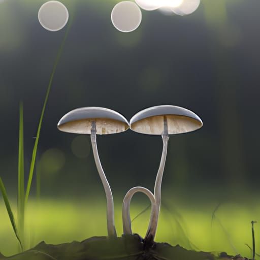 Mushroom Milk: Professional Photography with Bokeh