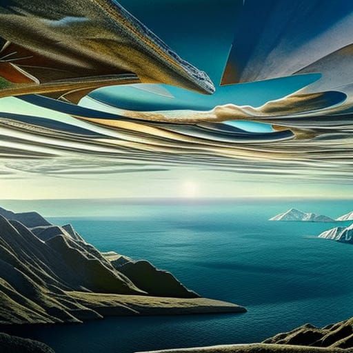 Surrealist Concept Art: Intricate Matte Painting in Oils