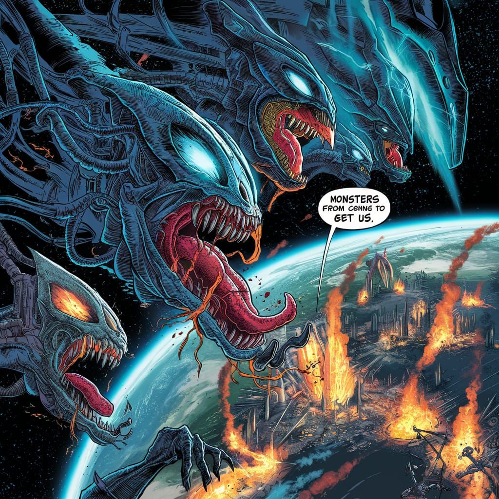 Extraterrestrial Monsters Descend Upon Earth