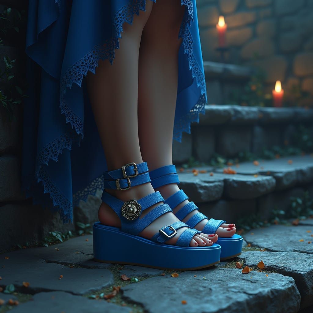 Ethereal Fantasy Feet on Ancient Grounds