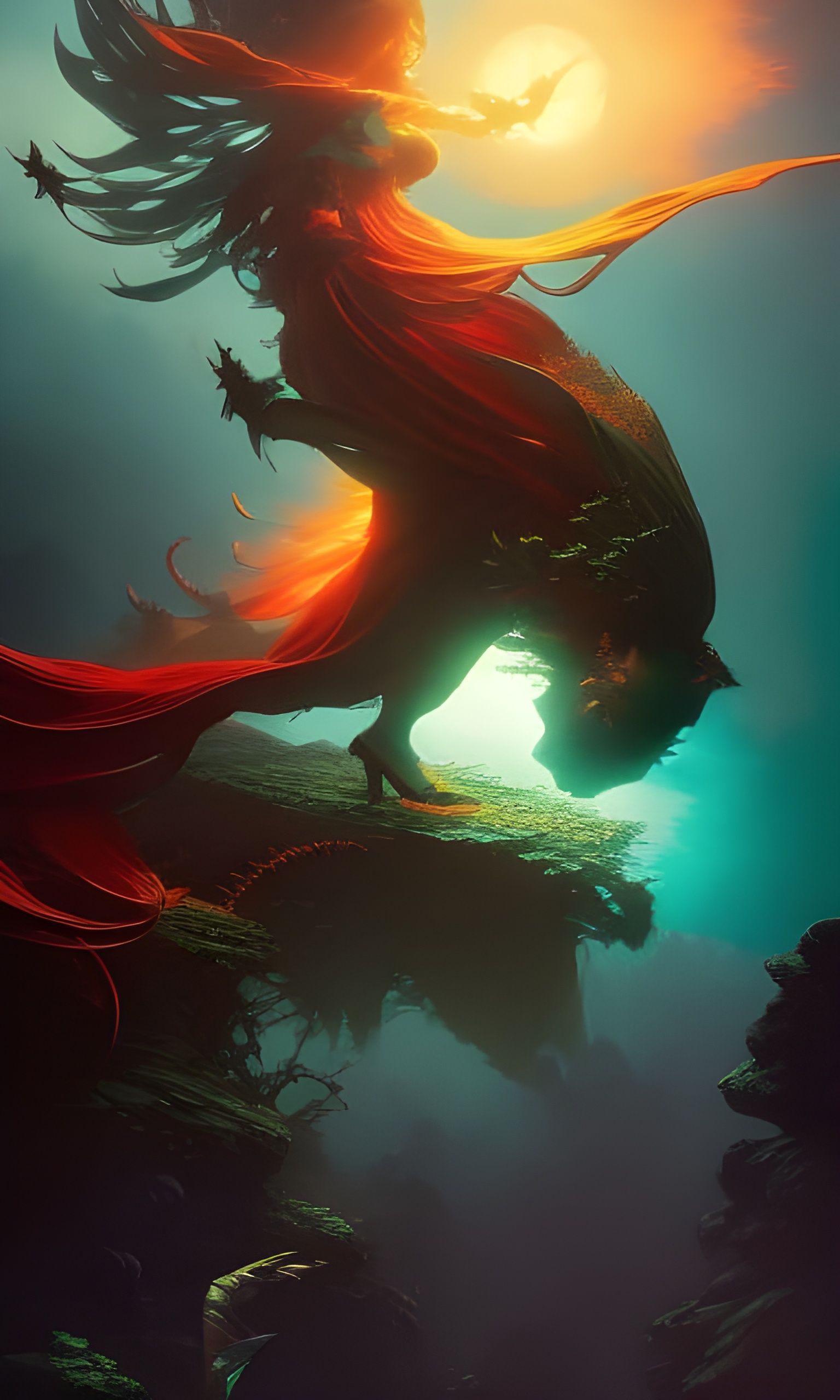 Ethereal Fairy in Dark Fantasy Style