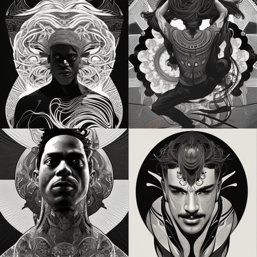 Linocut: Yoga Skater in Flight