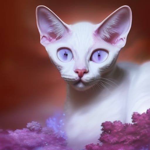 Based on Marilyn Manson‘s beloved White Devon Rex cat named Lily White