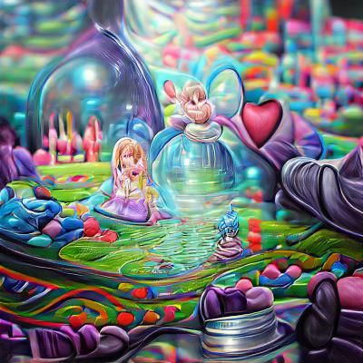 Holographic Wonderland: A Detailed Painting