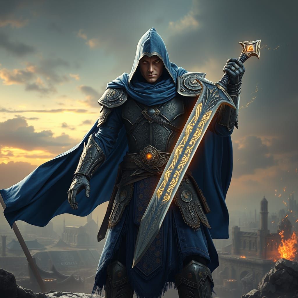 Ethereal Warrior Dominates Ancient Battlefield in Hyper-Real...