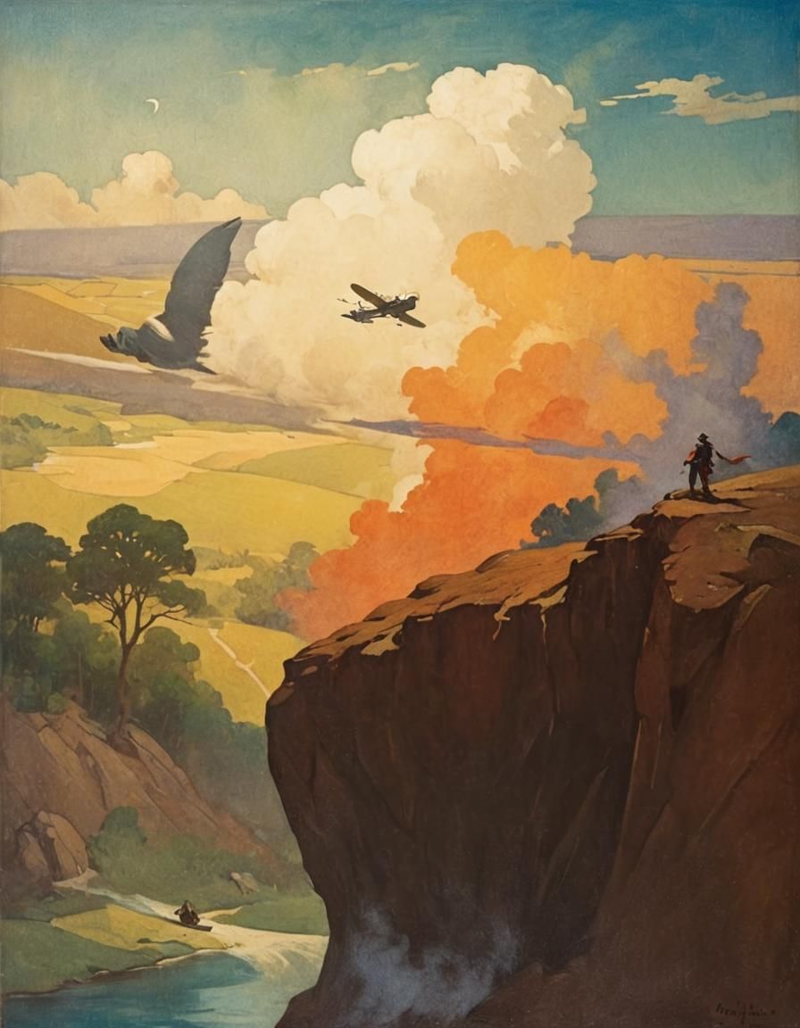Classic Illustration in the Style of N.C. Wyeth