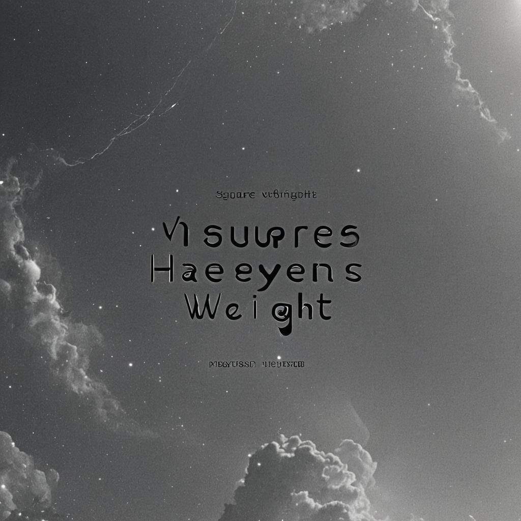 Drum and Bass Album Cover: Heavens Weight
