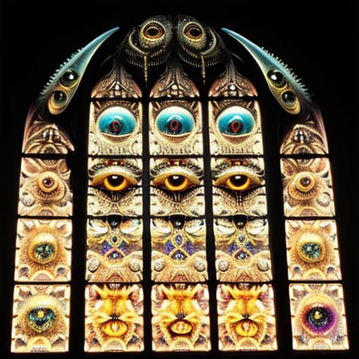 Surreal Grotesque Alien Landscape in Fine Detail