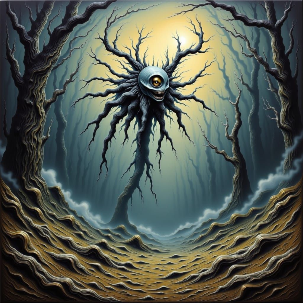 Dreamlike Bizarre Landscapes with Impossible Creatures