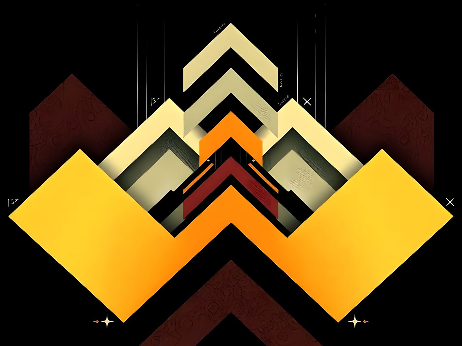 Fibonacci Spiral Patterns in Digital Art