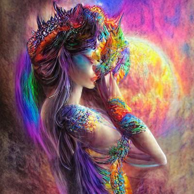 Rainbow Fantasy Art in Dreamy Hues