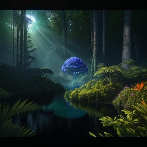 Surreal Hyperrealistic World Rendered in 3D