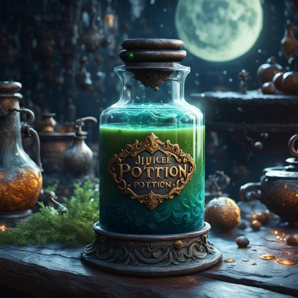 Fantastical Polyjuice Potion Detailed Matte Painting