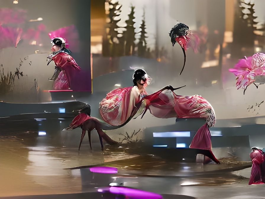 Galactic Geisha: Beautiful Concept Art