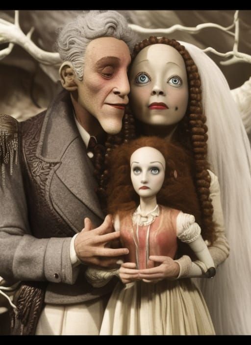 Surreal Dreamscape: A Hyper-Realistic Stopmotion Photograph