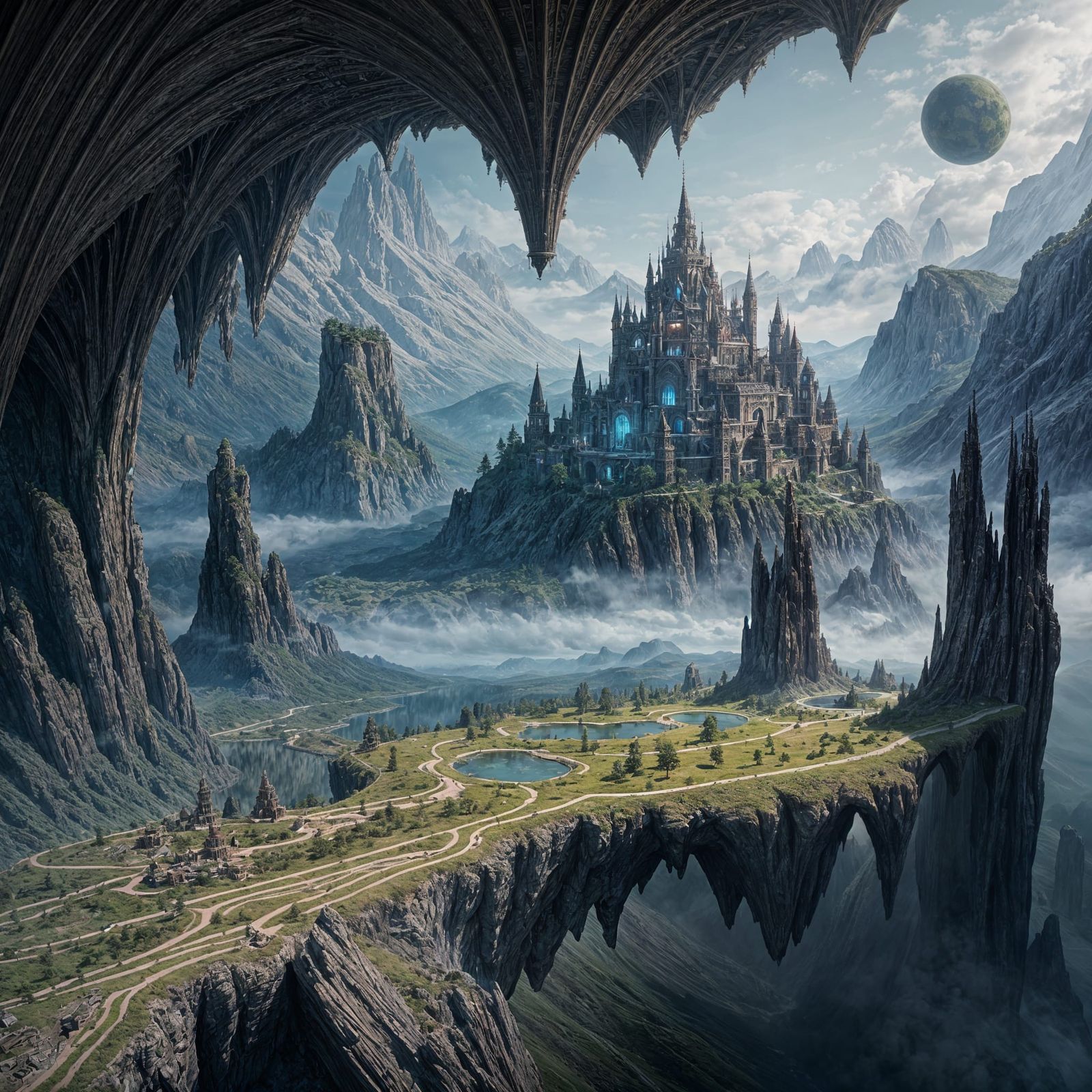 Ethereal Portal Unveiled in Vibrant Fantasy Realm