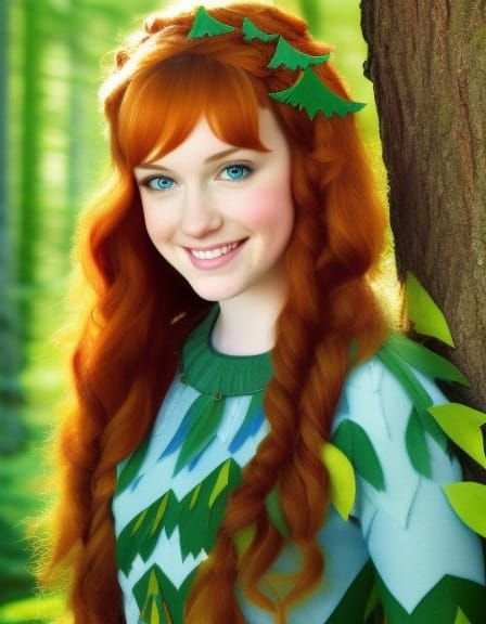 Christina Hendricks in an Elf Costume