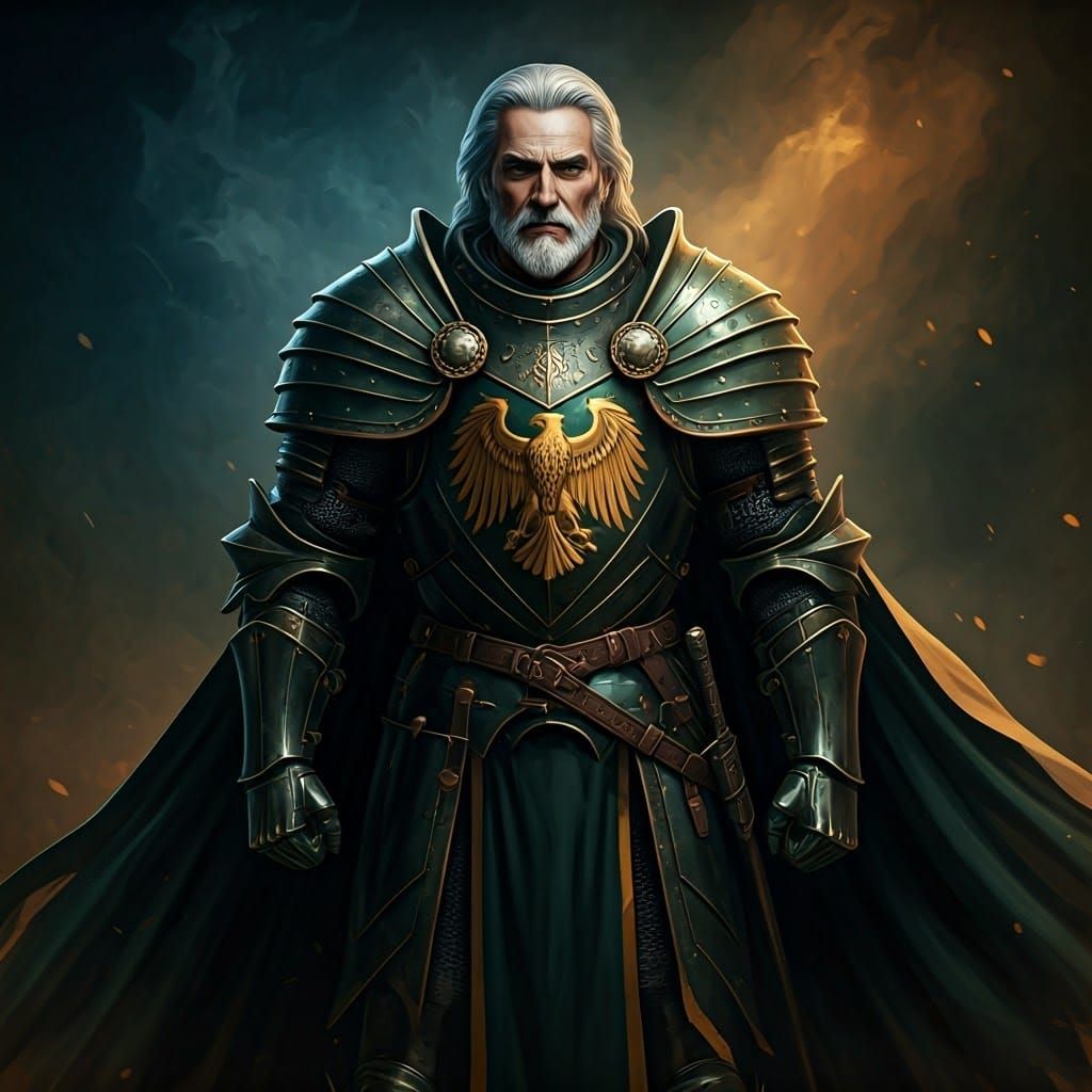 Aldric, Grandmaster of the Order of the Knights of Saint Marneus, master of the knight Aldeebaran.