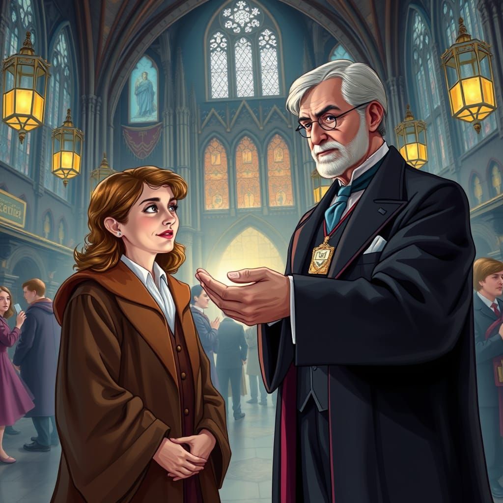 Magical Ministry Name Badge Ceremony in Fantasy Style