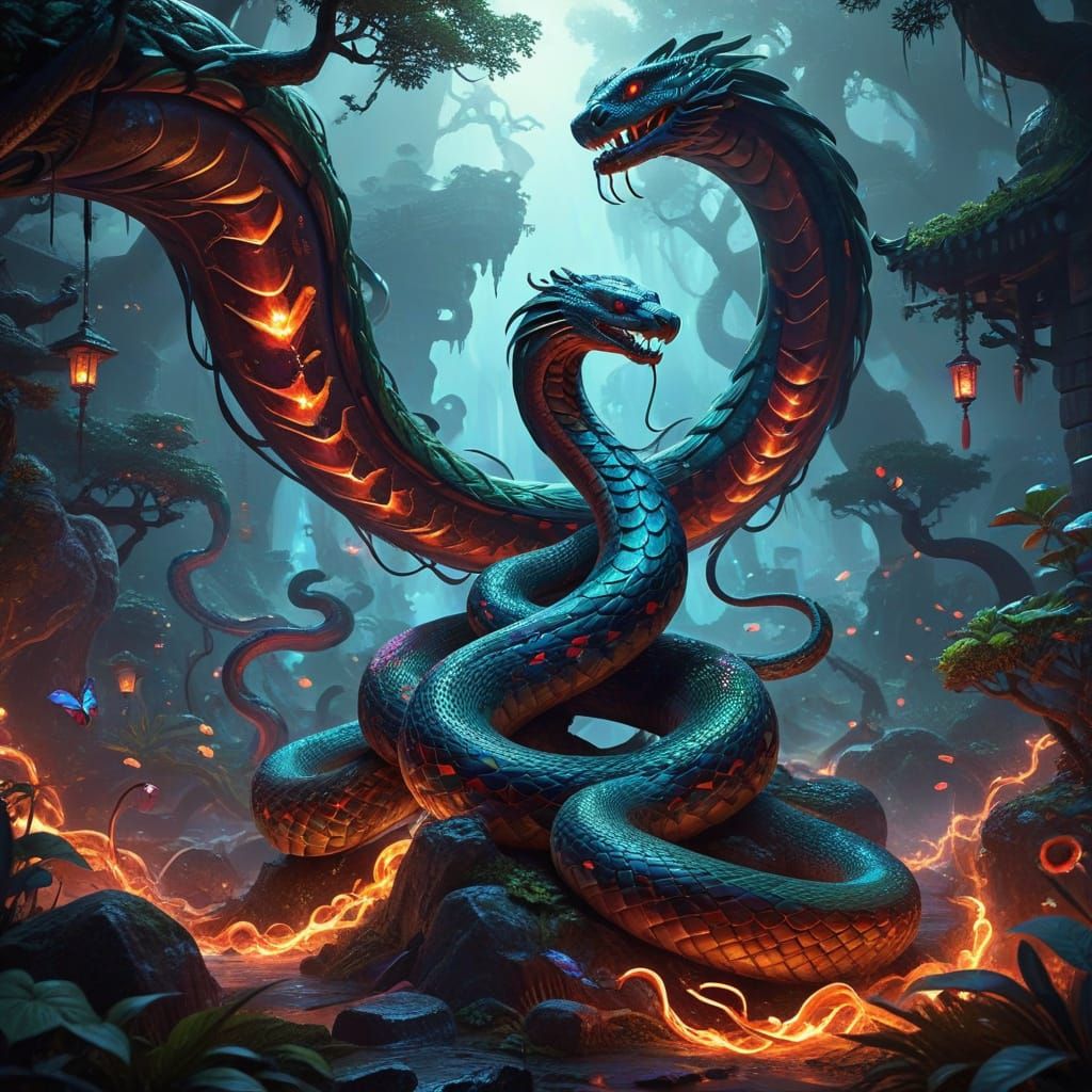 Fantastical Landscapes of Enchanted Worlds