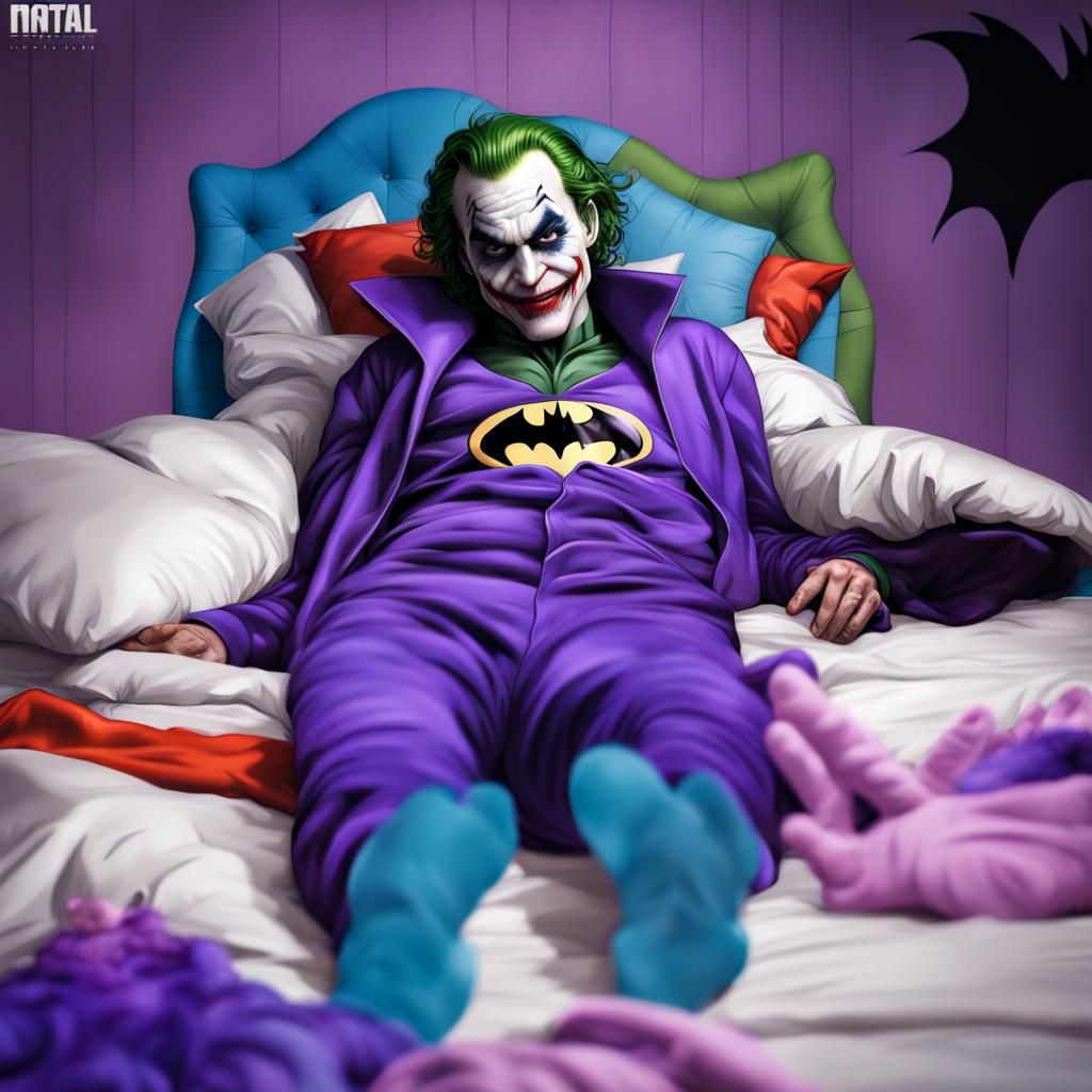 The Joker in Batman Pajamas: Digital Matte Painting