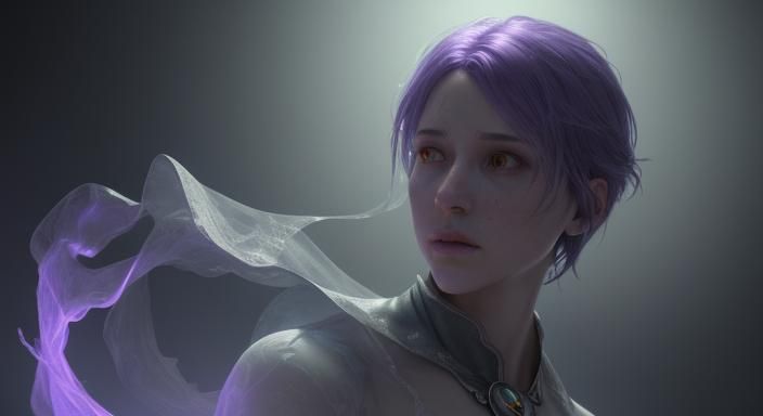 Friendly Ghost Man in Hyperrealistic 3D