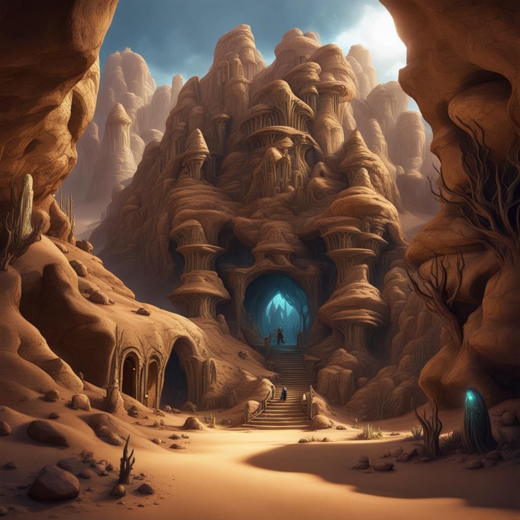 Desert Goblin Tribe in Underground Caves