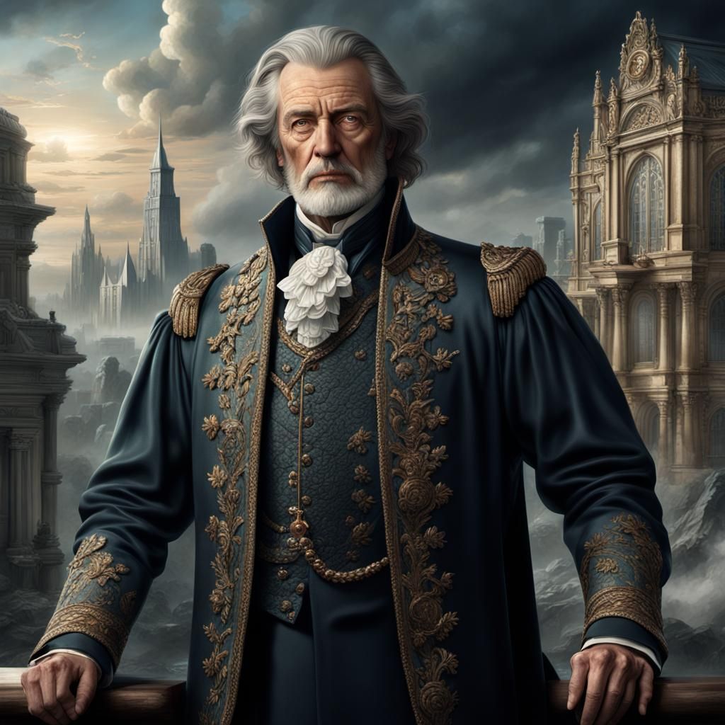 Lord Frederick Dane: Hyper-Real Ethereal Portrait