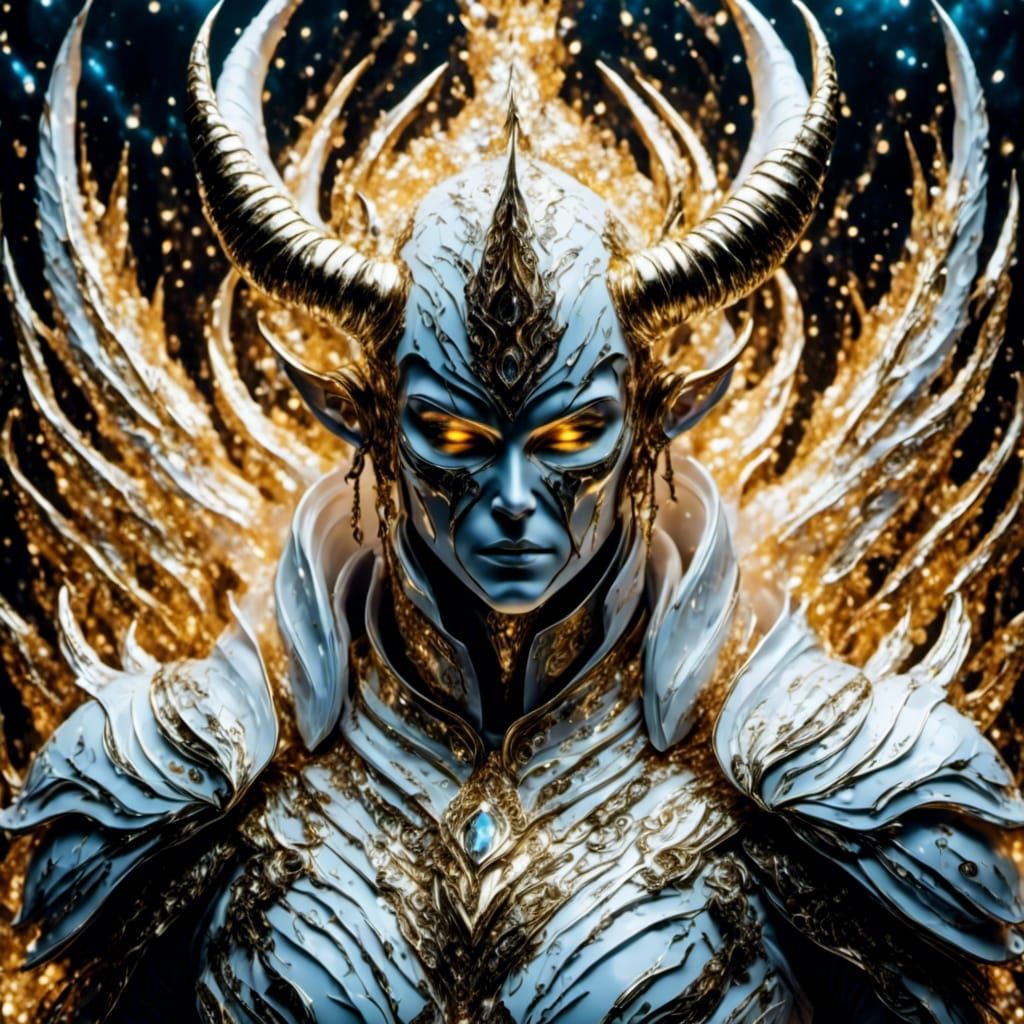 divine male warrior taurus wearing white armor with diamonds <lora:RPG:1.0> <lora:Elementz-BL:1.0> <lora:signs:1.0> <lor...