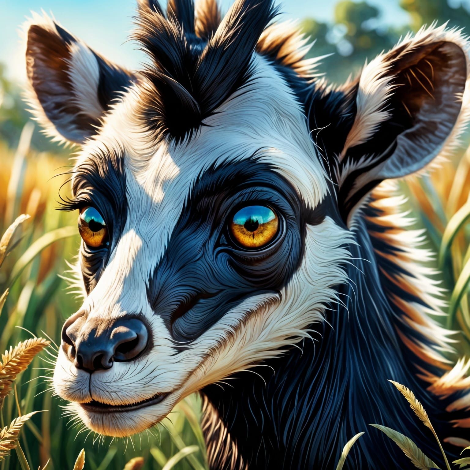 Skunk Giraffe Hybrid Animal