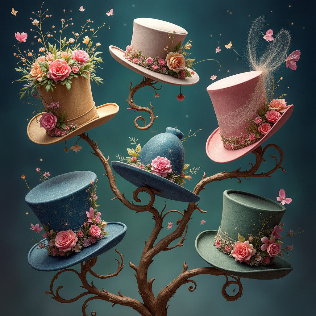 Enchanted Hats: A Pop Surrealist Millinery Masterpiece