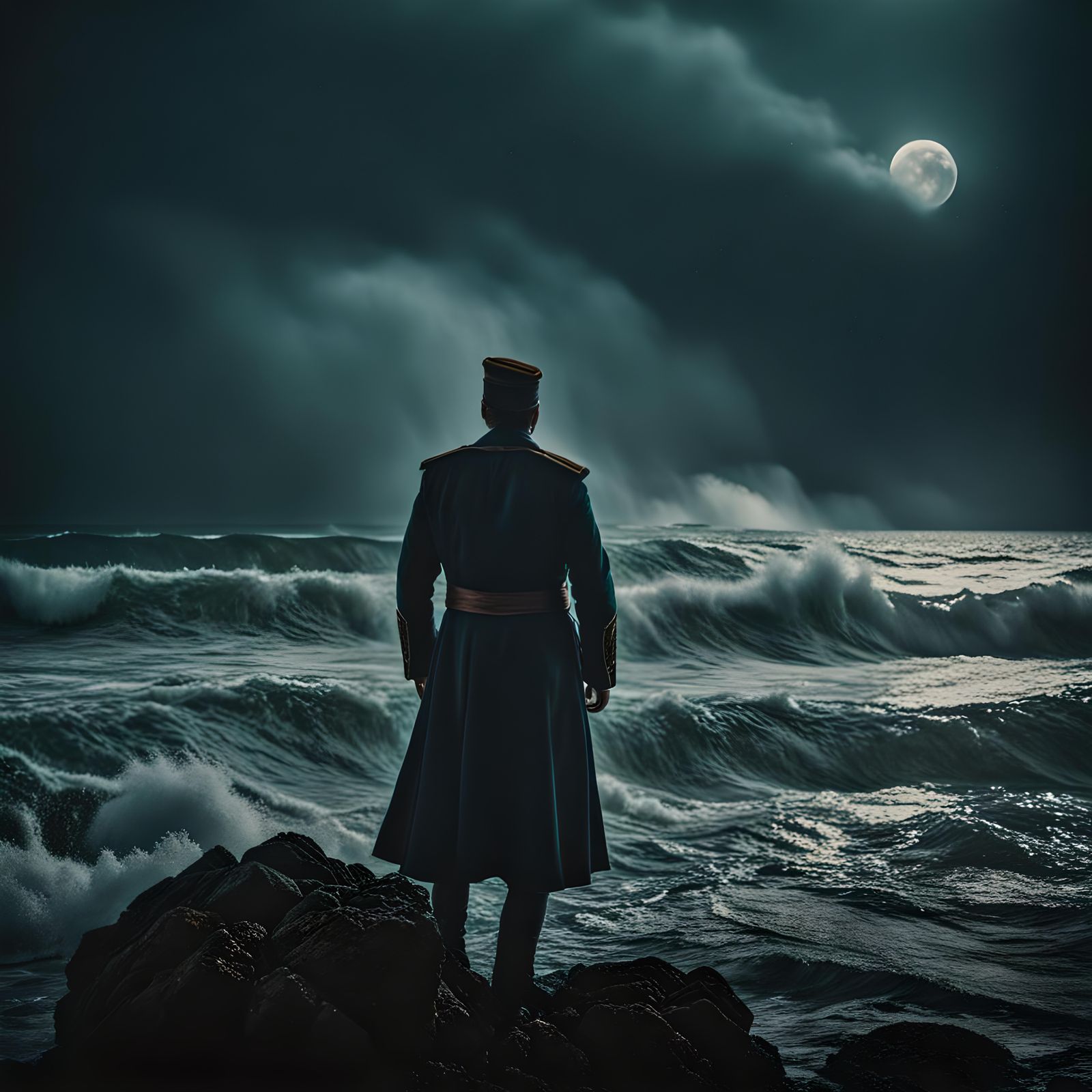 Mystical Wise Man in Nouveau Fantasy Art