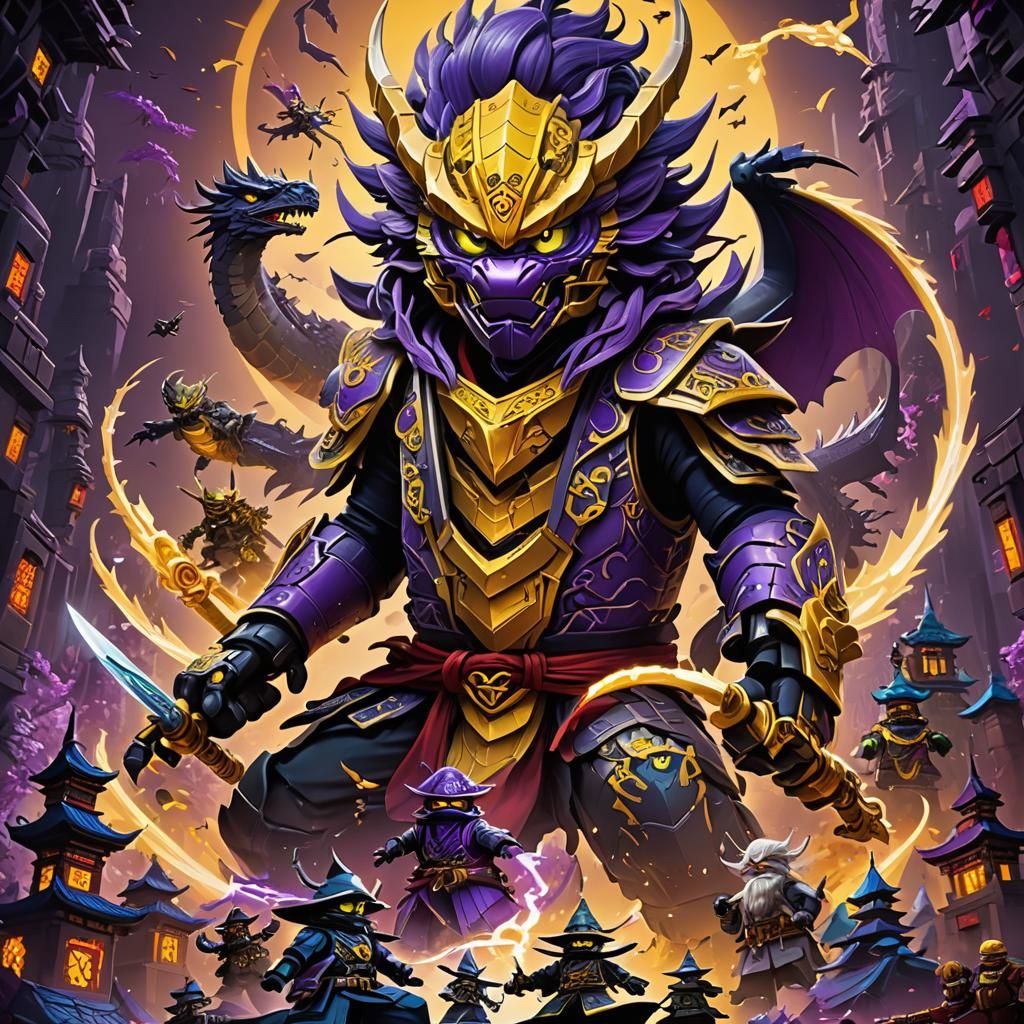 Epic Ninjago Dragon Rising Season 3 Poster
