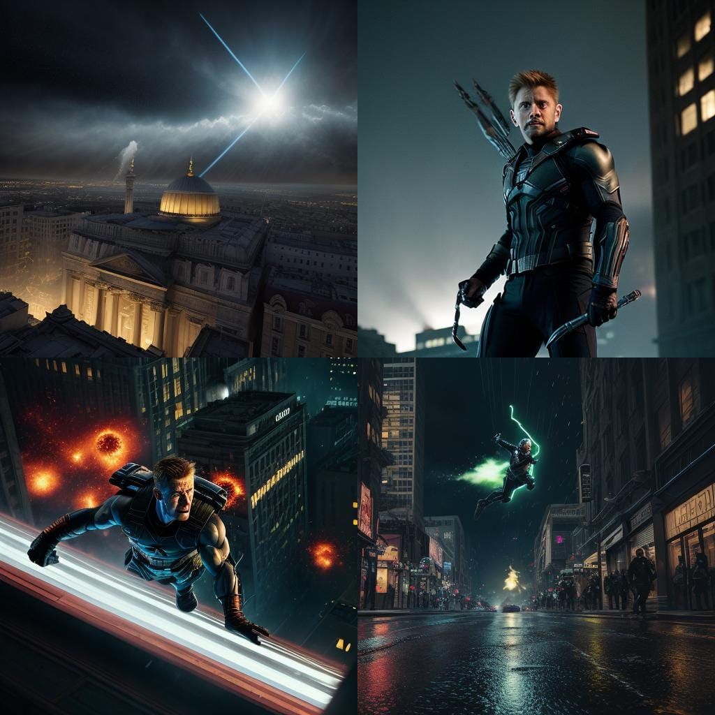 Hawkeye's Dramatic Leap Against the Chitauri