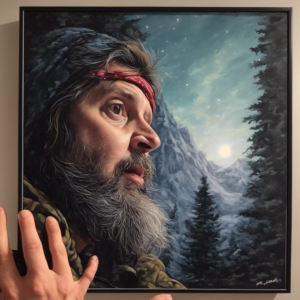 Hyperdetailed Cel-Shaded Portrait in Mumford Style