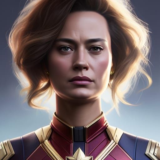 Look-A-Like Concept: _ Avengers: Endgame (2019) - Brie Larson as Carol Danvers, Captain Marvel #2