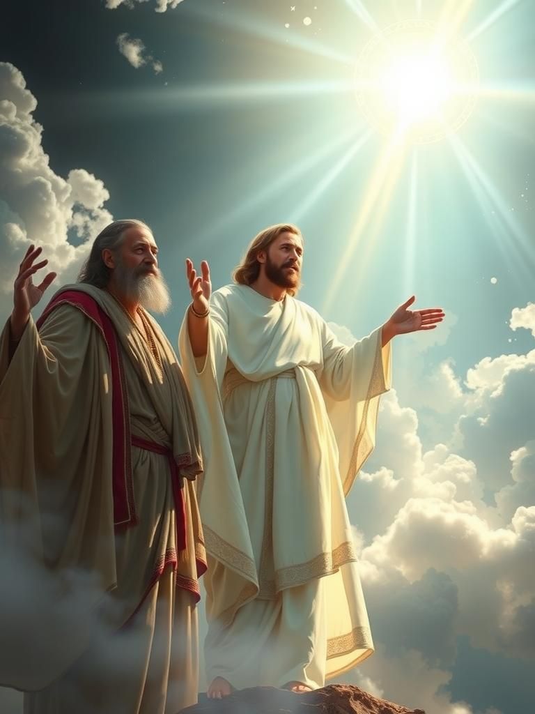 Transfiguration of Jesus Christ in Mystical Realism