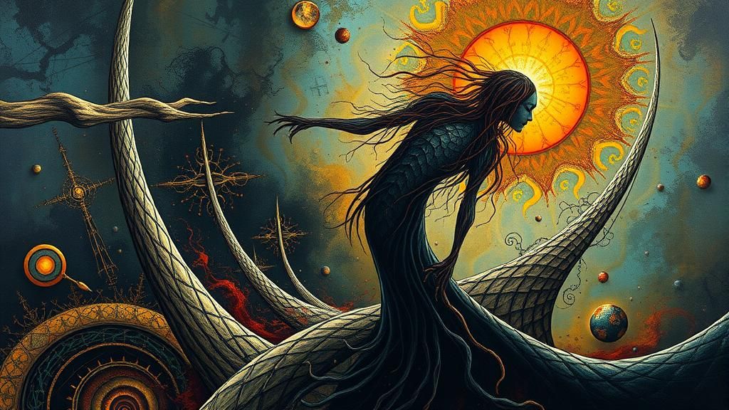 Abstract Dystopian Surrealism: Fractal Art in Heavy Metal St...