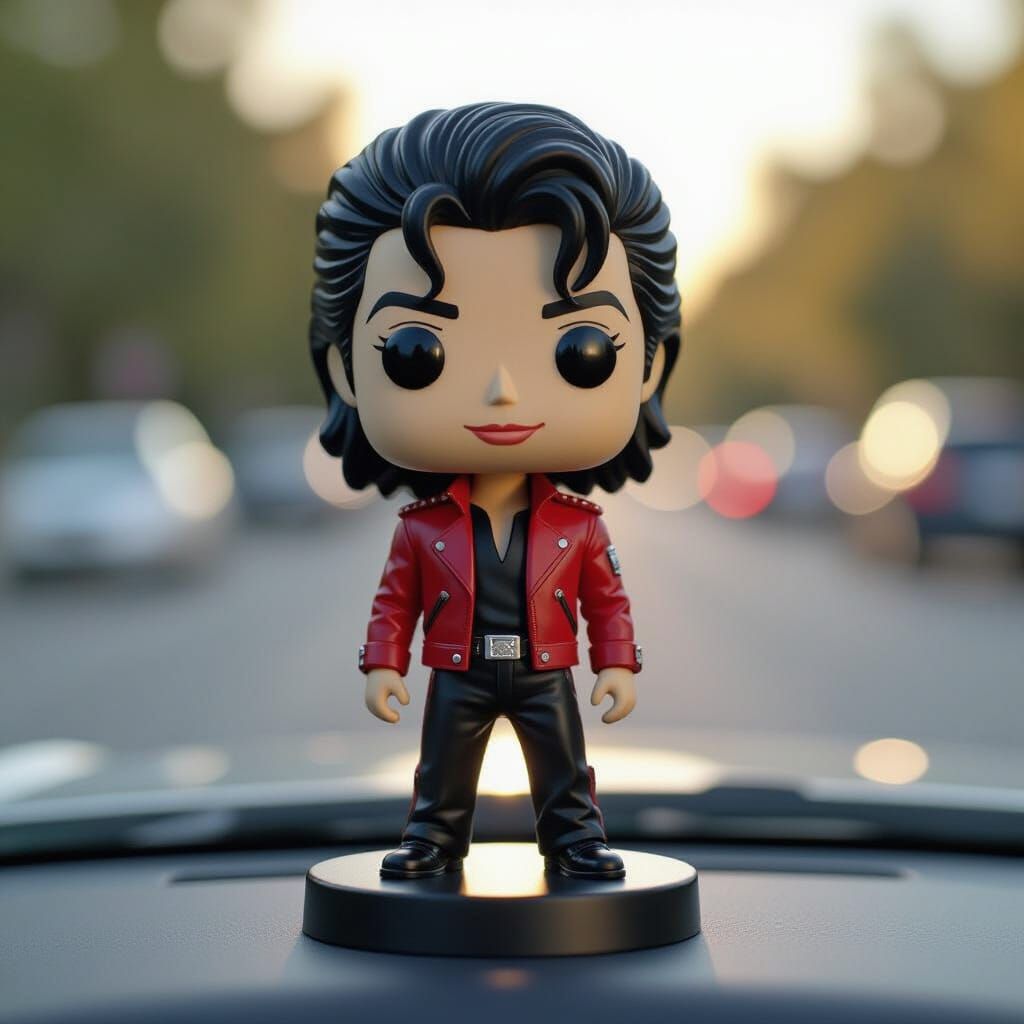 Michael Jackson Bobblehead in Thriller Jacket