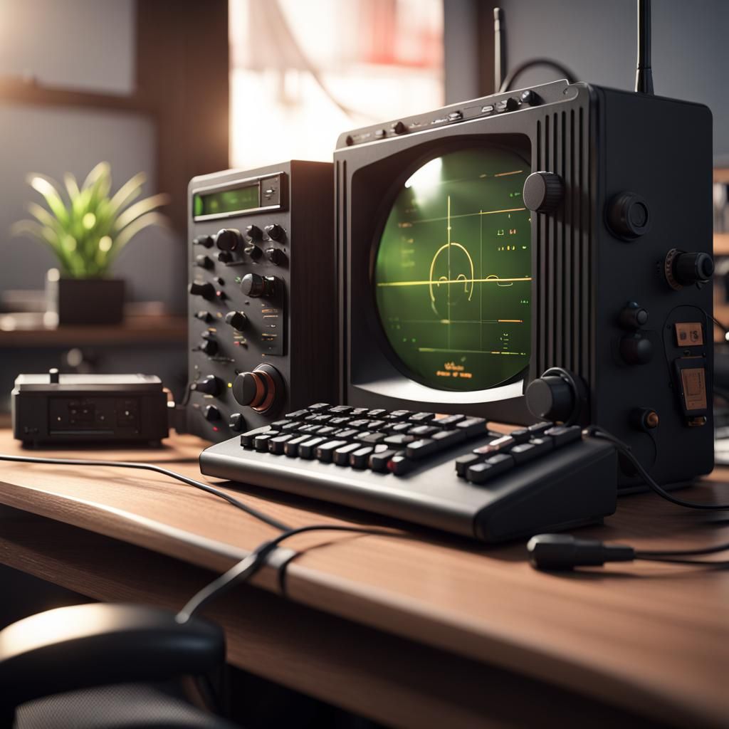 HF Amateur Radio in Radio Shack: 3D Game Style