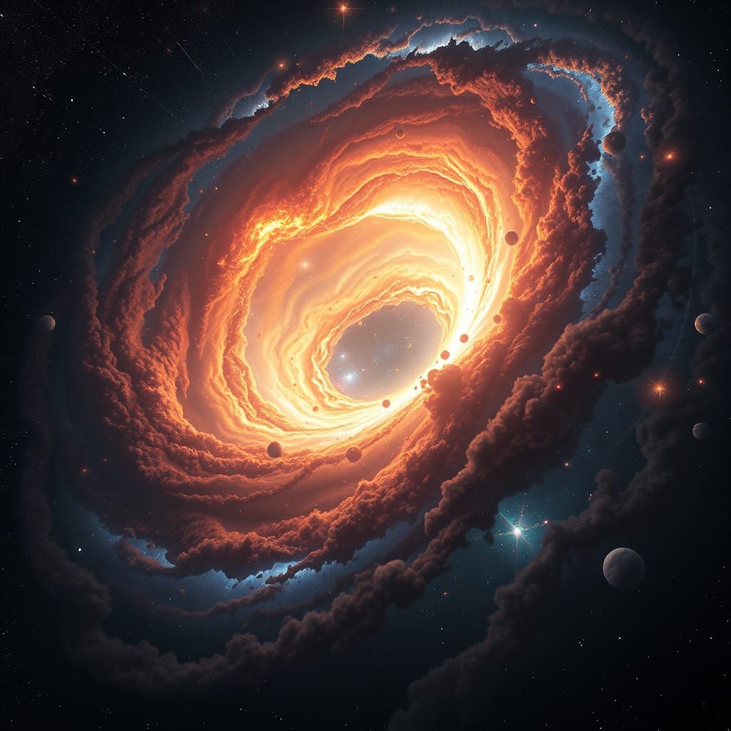 Cosmic Genesis: A Photorealistic Birth of the Universe