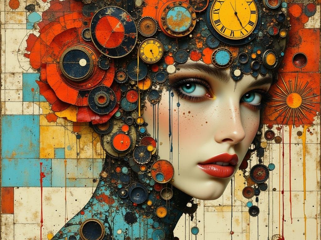 Alien Cyber Bar in Folkloric Style