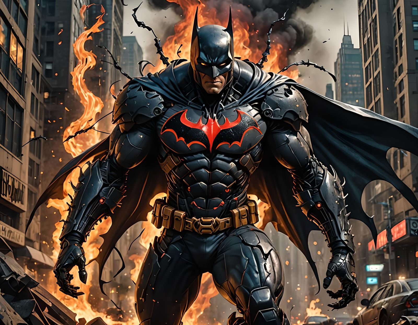 Firebug in Batman: Caped Crusader, Comic Style