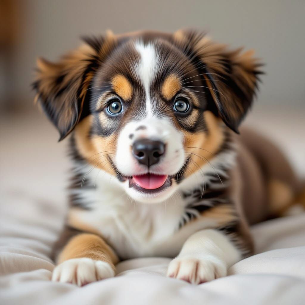 Adorable Puppy Portrait
