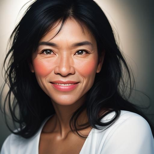 Crystal Smile Portrait: Professional Studio Photography