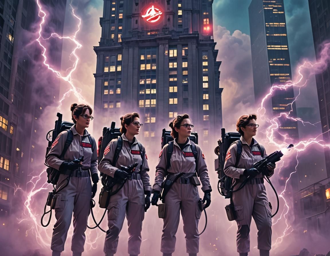 Ghostbusters-Inspired Female Ghost Hunters in Dark Fantasy S...