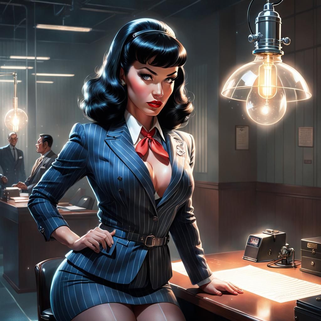 Gorgeous Betty Detective by Per.