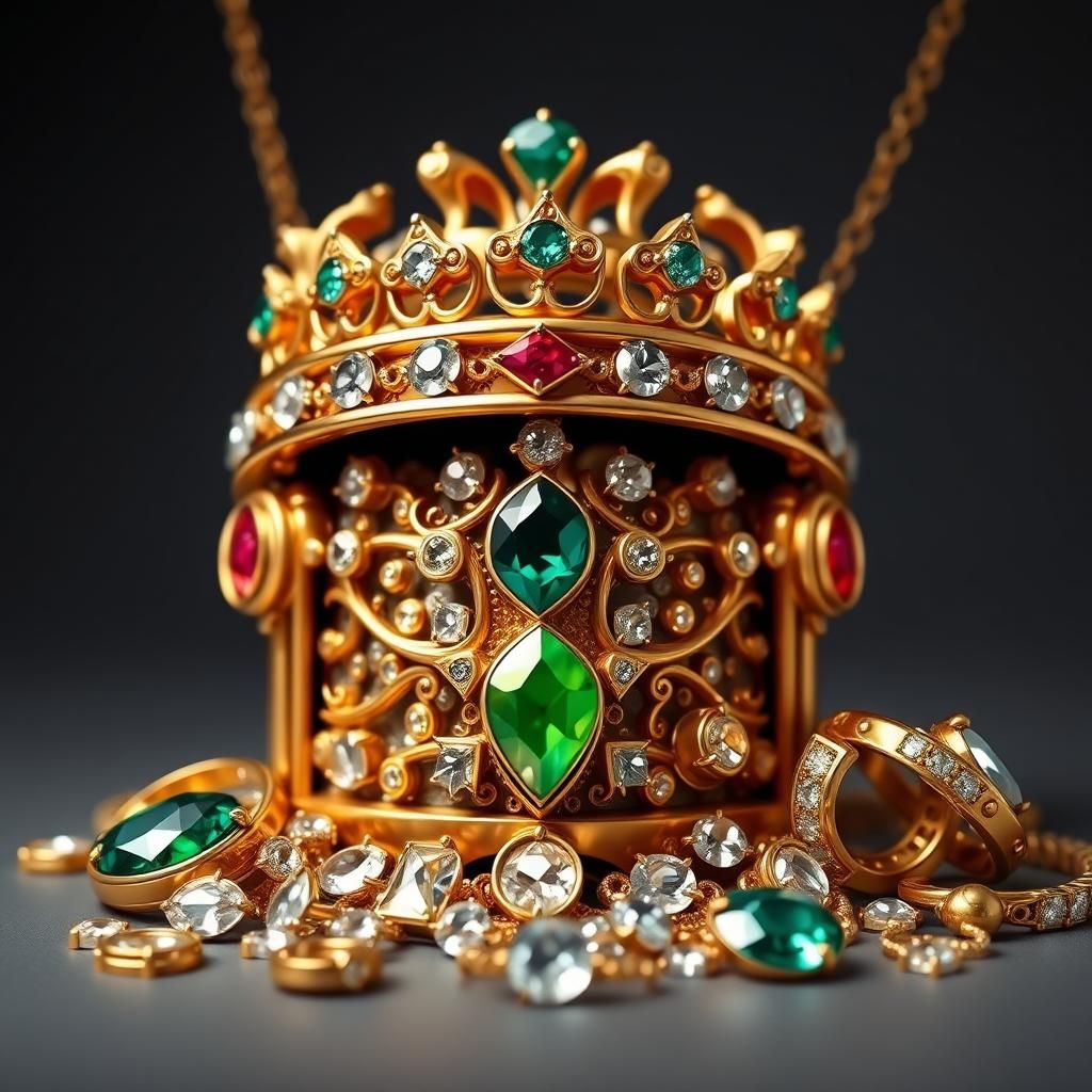 AI Generated Image of Magnificent Treasury Loot